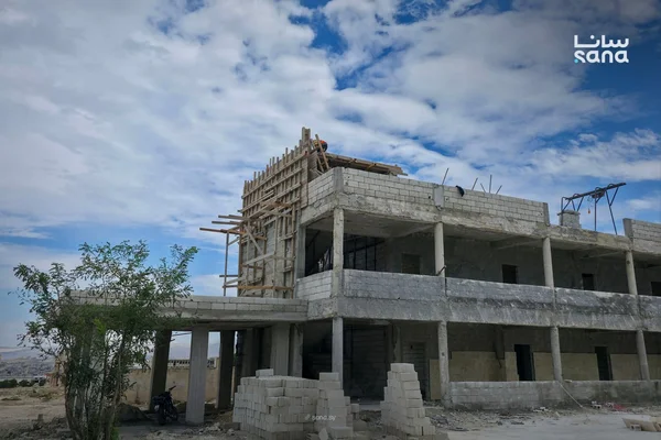بدء المرحلة الثانية لإعادة تأهيل الثانوية الزراعية بجسر الشغور