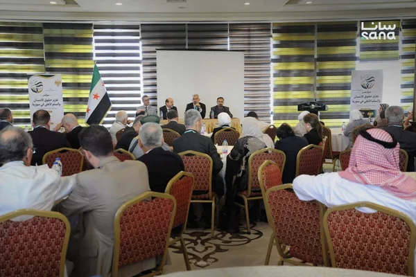 مؤتمر في دمشق لتعزيز حقوق الإنسان والسلم الأهلي السوري