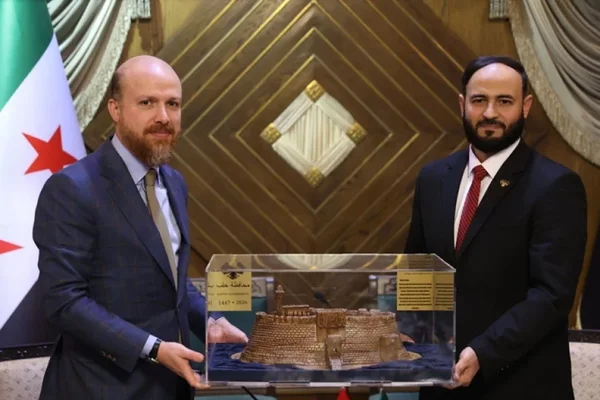 بلال أردوغان يبحث فرص الاستثمار في حلب مع مسؤولين سوريين