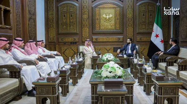 وزير الداخلية السوري يلتقي وفد السفارة السعودية في دمشق