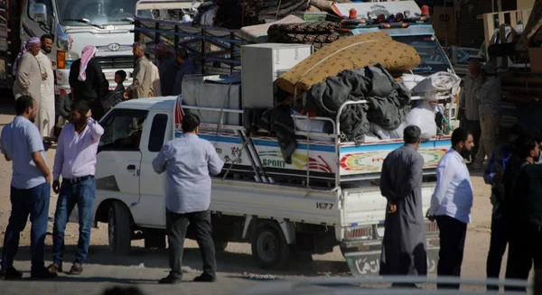 عودة 314 عائلة إلى ريف إدلب الجنوبي ضمن القوافل الطوعية