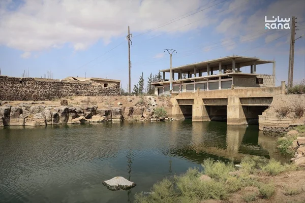 إنجاز أعمال صيانة وتأهيل مجرى وادي الزيدي بدرعا