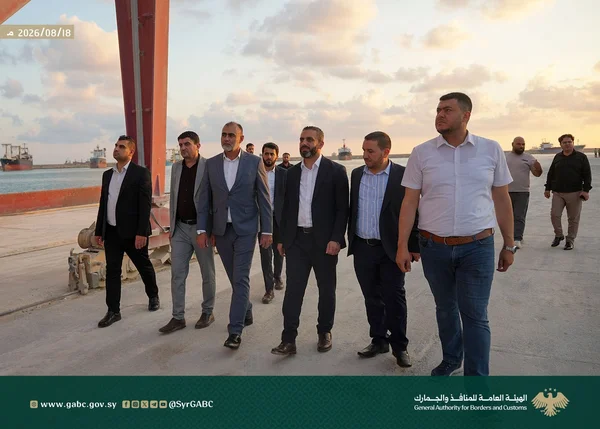 معاون رئيس هيئة المنافذ يتفقد العمليات التشغيلية بمرفأ طرطوس