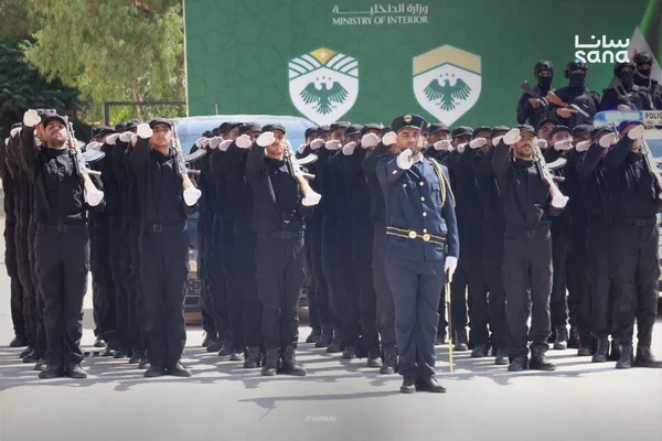 تخريج دورة جديدة لـ 170 حارساً في محافظة درعا