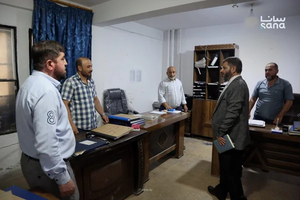 جولة تفتيشية للقاضي محمود غنيمي في مجمع أريحا القضائي