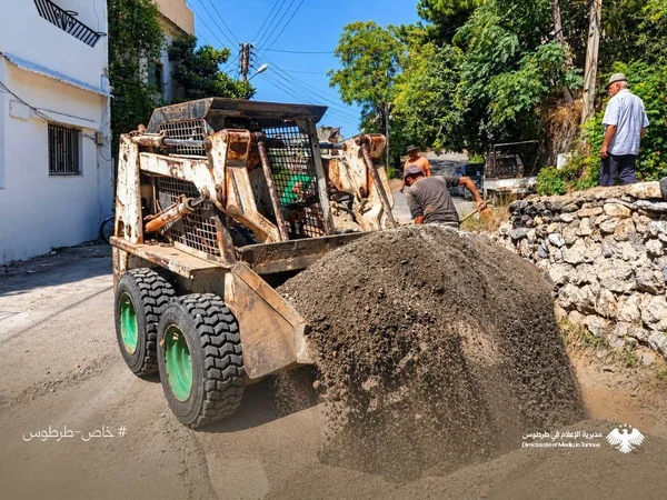 استبدال خط مياه قديم يخدم 225 مشتركاً في الدريكيش بطرطوس