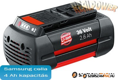 36V-os Bosch li-ion akku felújítás 2 607 336 108 4Ah