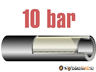 LONG-KOMP 10 bar / DN08, gumibázisú levegőtömlő textilfonat erősítéssel