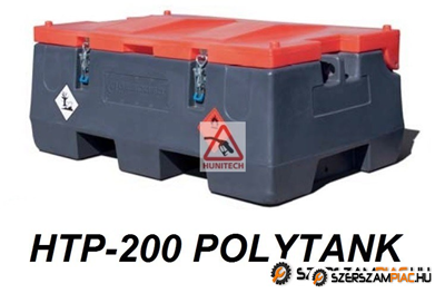 HTP-200 POLYTANK-PROFI , 12V, szállítható gázolajtartály