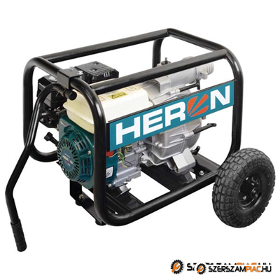 HERON EMPH 80W Benzinmotoros zagyszivattyú, motoros szivattyú, vízszivattyú