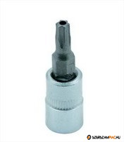 Kézi dugókulcsfej 1/4" Torx T30 lyukas