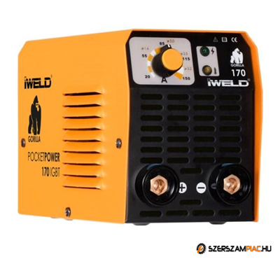 IWELD Inverter Gorilla Pocketpower 170 Hegesztő inverter - 160 A