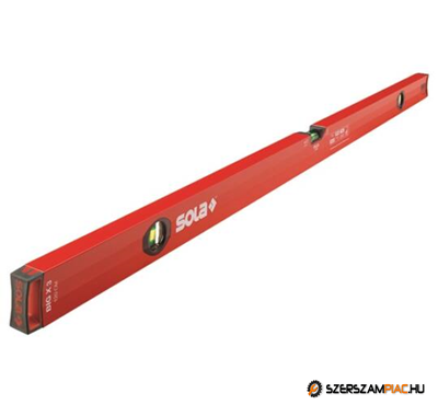 SOLA BIG x 3 150 Vízmérték alumínium/piros/X profil - 1500 mm