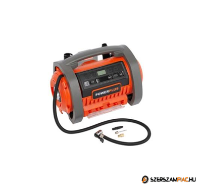 POWERPLUS DUAL POWER Akkumulátoros kompresszor alapgép (POWDP7040) - 20 V