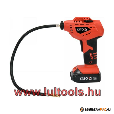 Akkus pumpa 10 bar 18 V Li-Ion (1 x 2,0 Ah akku + töltő) YATO