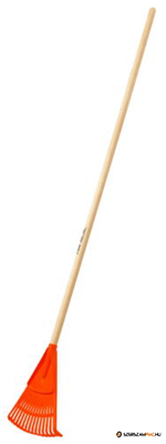 Lombseprű 15 ágú, fej: 20 cm, nyél: 122 cm (EP-15)