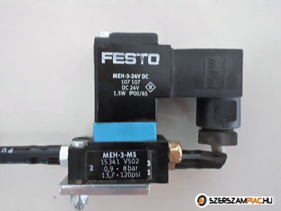 Festo MEH-3-24VDC, pneumatikus mágnesszelep, 8 bar, 24VDC/ax344a