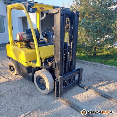 Gázos targonca 2,5 tonnás Hyster H25FT triplex torony 4,8m emmag /ct1312