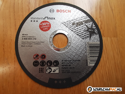 125-ös fémvágó korong 125x1.6x22.23 Bosch