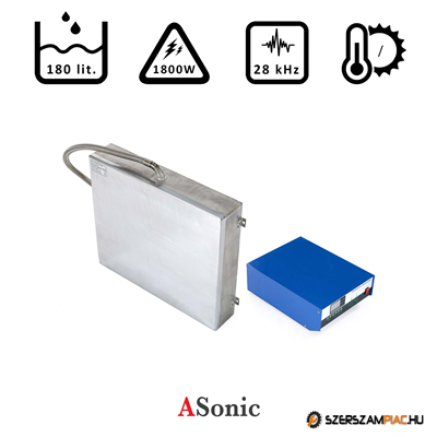 ASonic Ultrahang generátor 1800W, 28kHz - PRO-P1800W