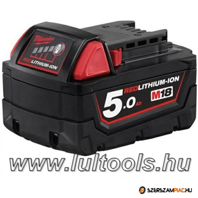 Milwaukee M18B5 akkumulátor 18V 5Ah