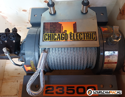 Chicago Electric 11 Tonnás Hidraulikus Csörlő Élettertam Garanciával