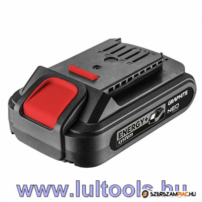 Akkumulátor Energy+ 18V GRAPHITE GÉPEKHEZ KÉSZLETRŐL 