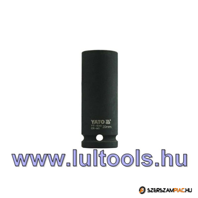 Gépi hosszú dugókulcs 1/2" 20 mm CrMo Yato