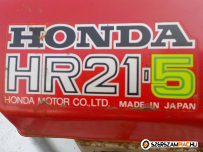 HONDA HR 21-5 tipusú,eredeti-régi Japán,fémházas fűnyírógép,hibásan alkatrésznek