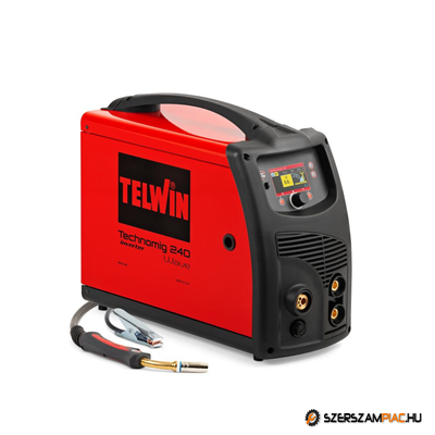 Telwin MIG-MAG/FLUX/BRAZING/MMA/TIG DC-Lift Technomig 240 Wave hegesztő, 230V - 816076