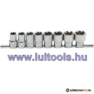 Dugókulcskészlet, T-profil Plus (Torx Plus) 1/2" 18EP-32EP