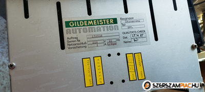 Gildemeister CT40 vezérlő