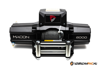Elektromos csörlő MACON Wild 6000W (vadfelhúzó, pickup, terepjáró, atv)