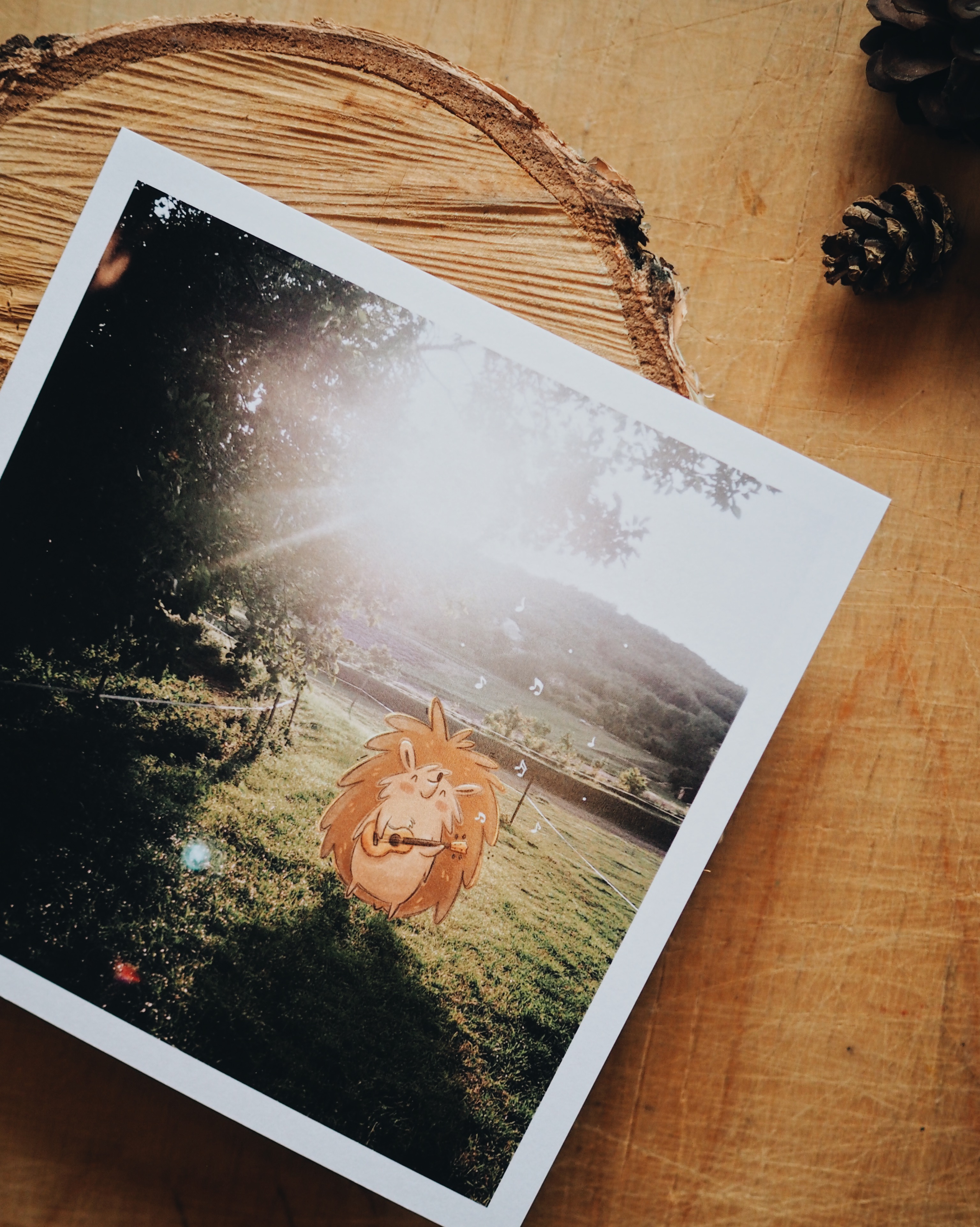 SÜNI ukulelézik ⟡ print 15x15cm