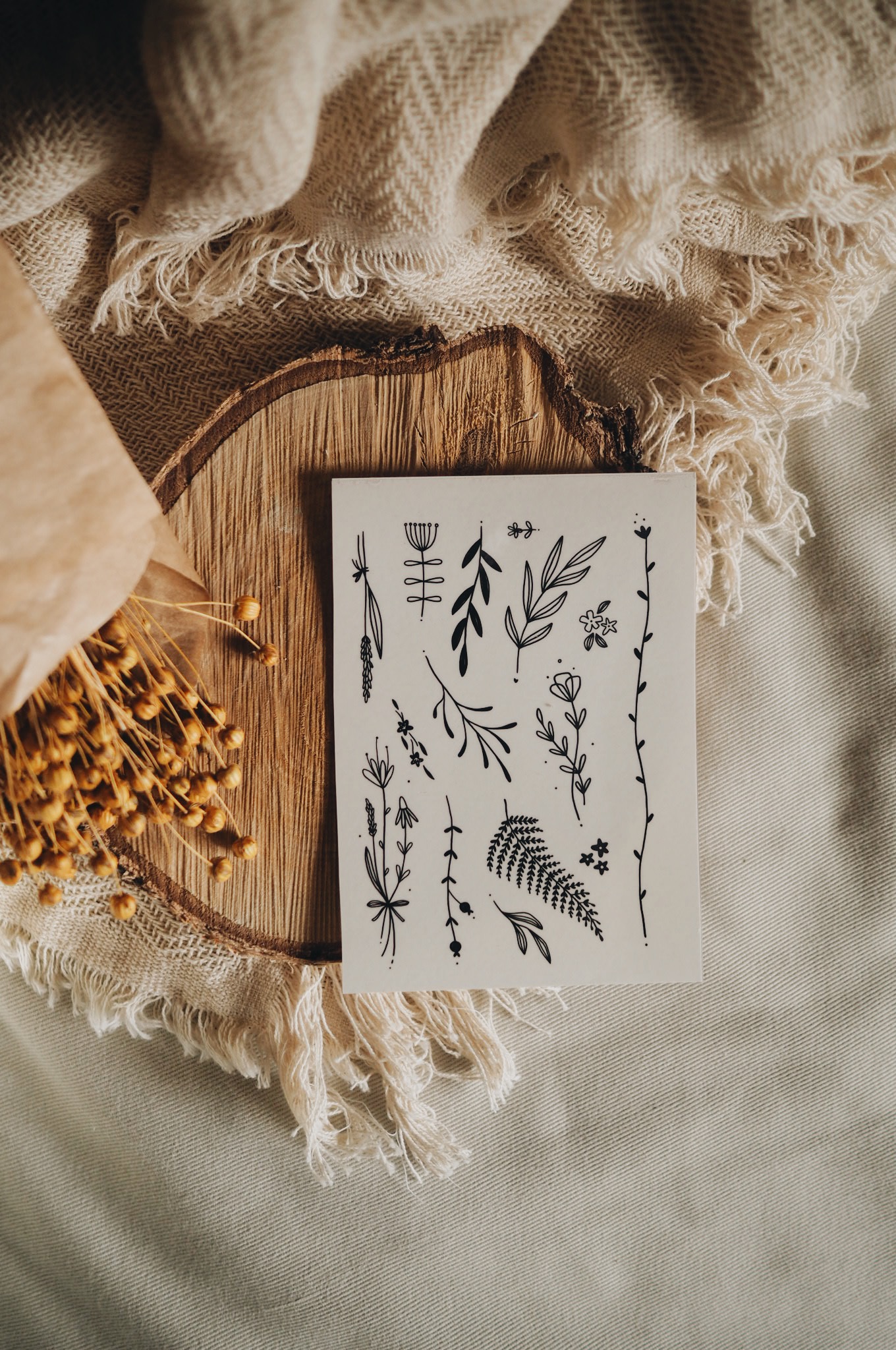 VIRÁGOK ⦁ ideiglenes tetkó (A6)