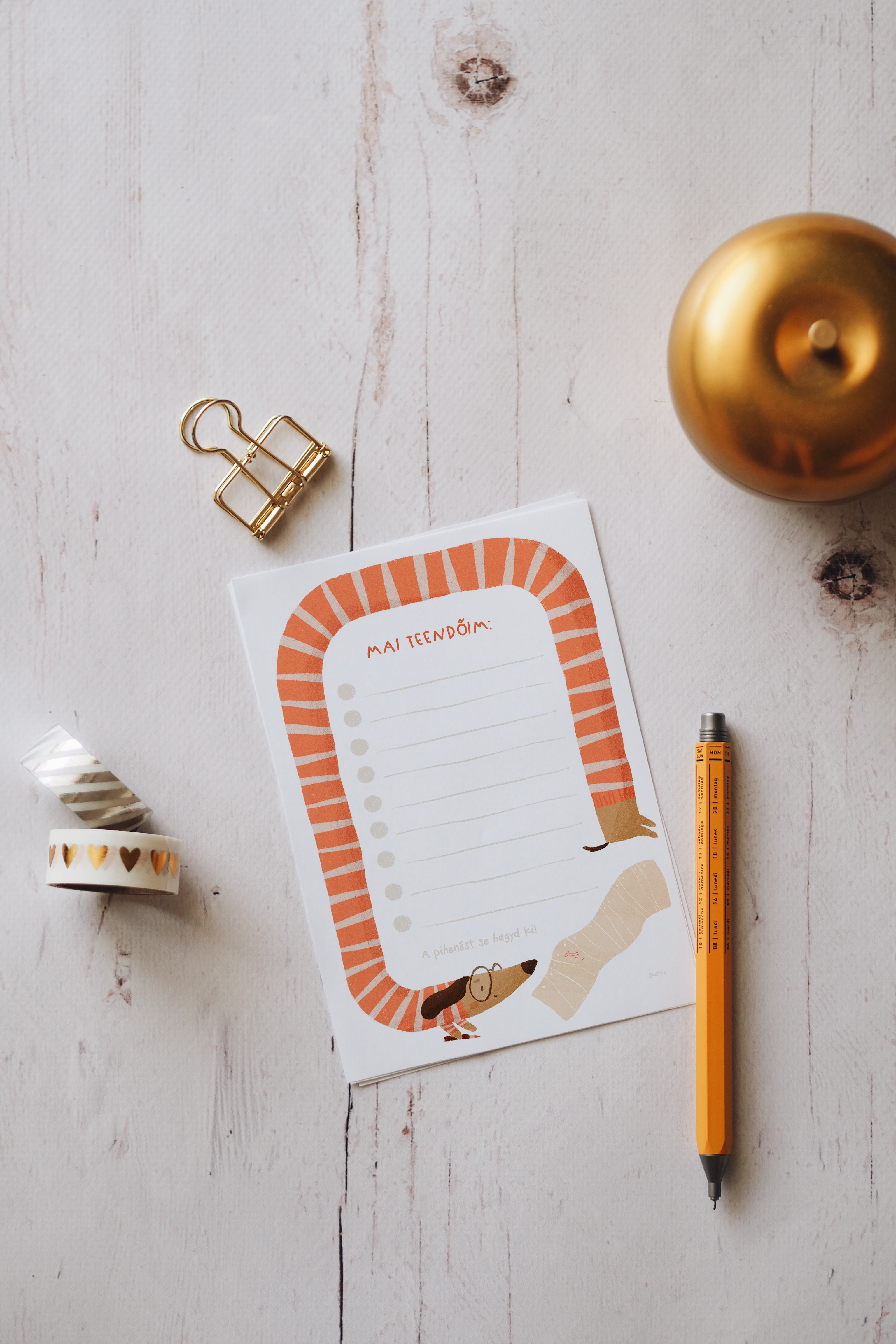 TEKERGŐ TACSKÓ feladatlista lap // letölthető, nyomtatható