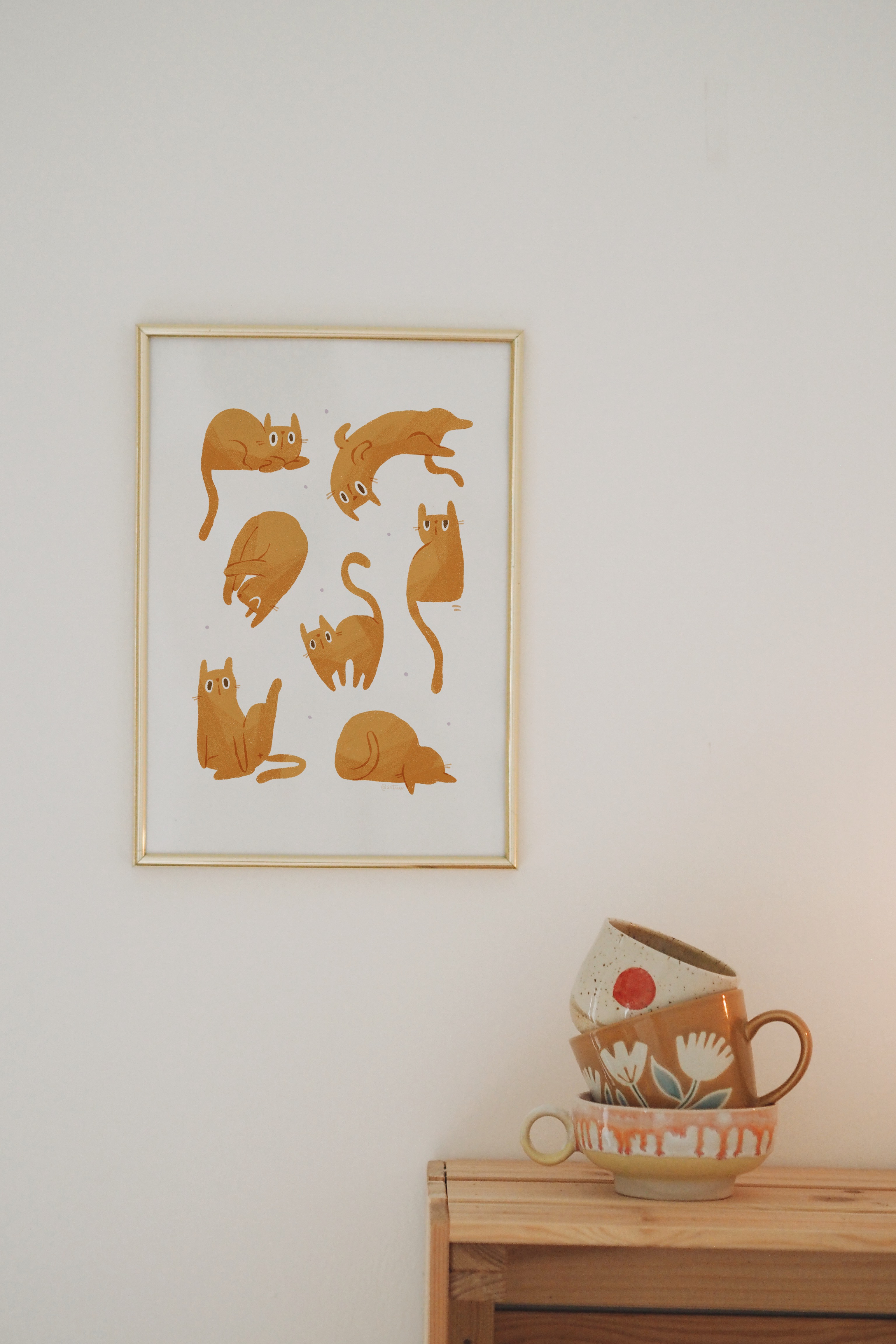 MACSKA BRANCS falikép // letölthető, nyomtatható