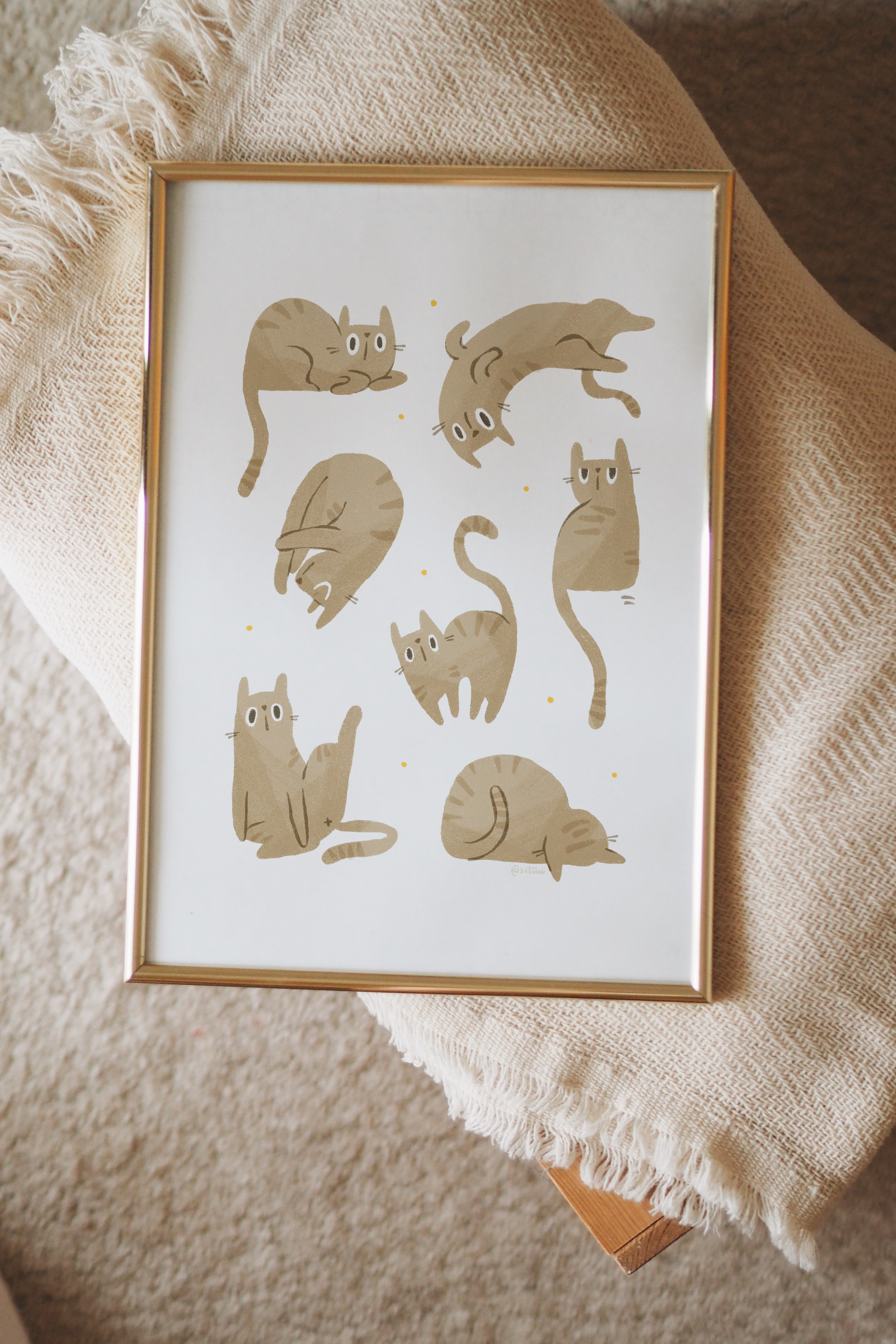 MACSKA BRANCS falikép // letölthető, nyomtatható