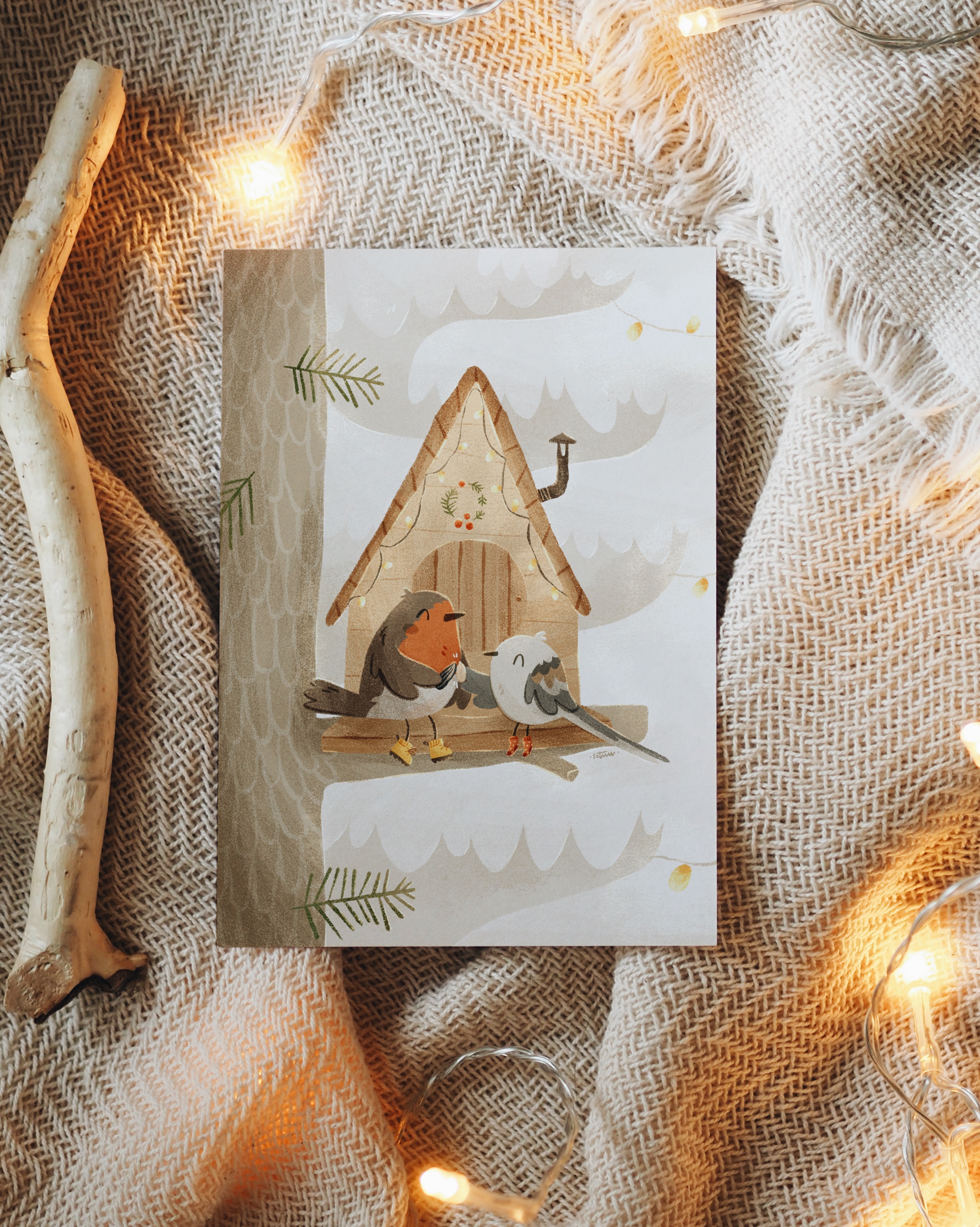 MADÁRLES ❄ karácsonyi képeslap