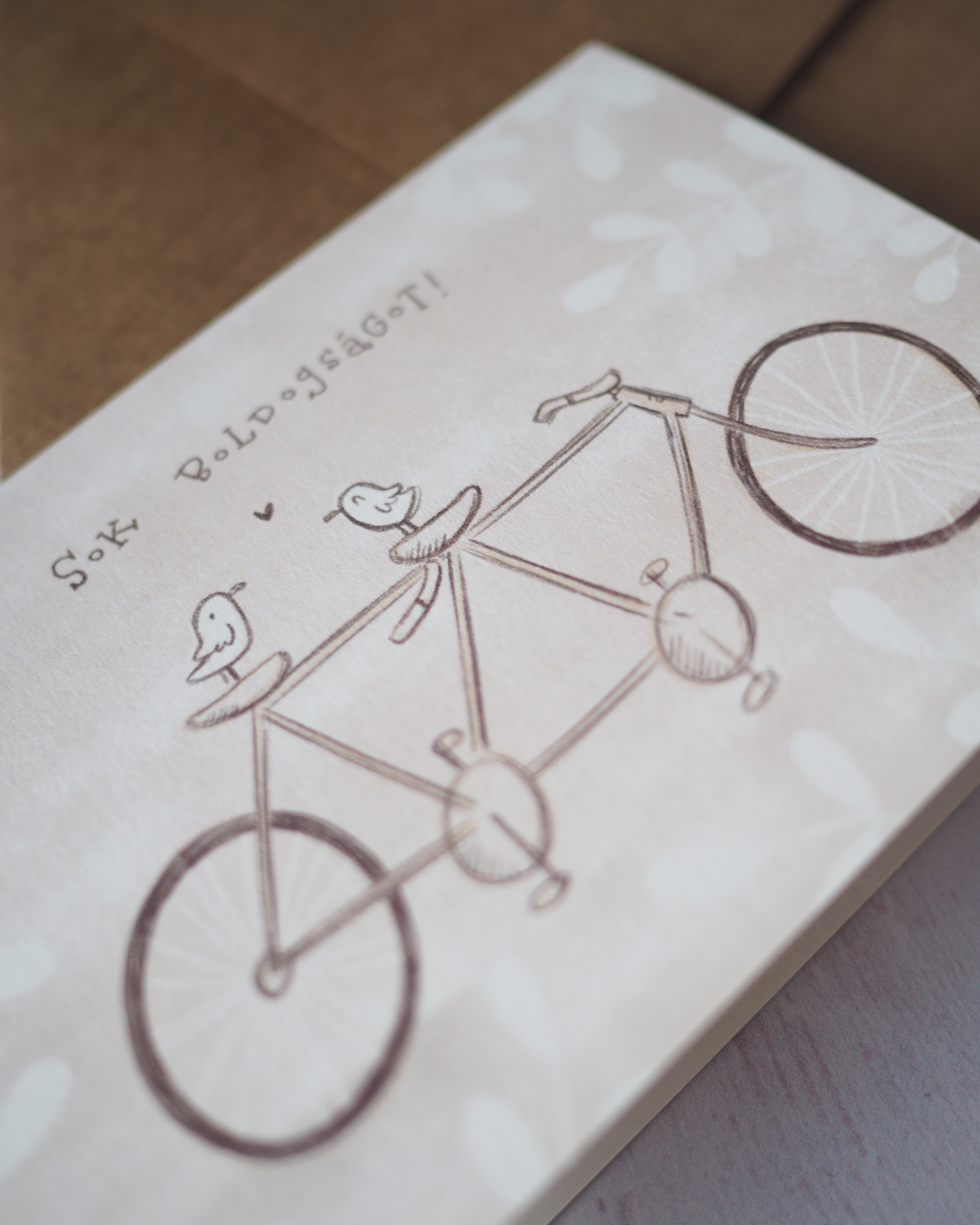 SOK BOLDOGSÁGOT ✤ üdvözlőlap borítékkal