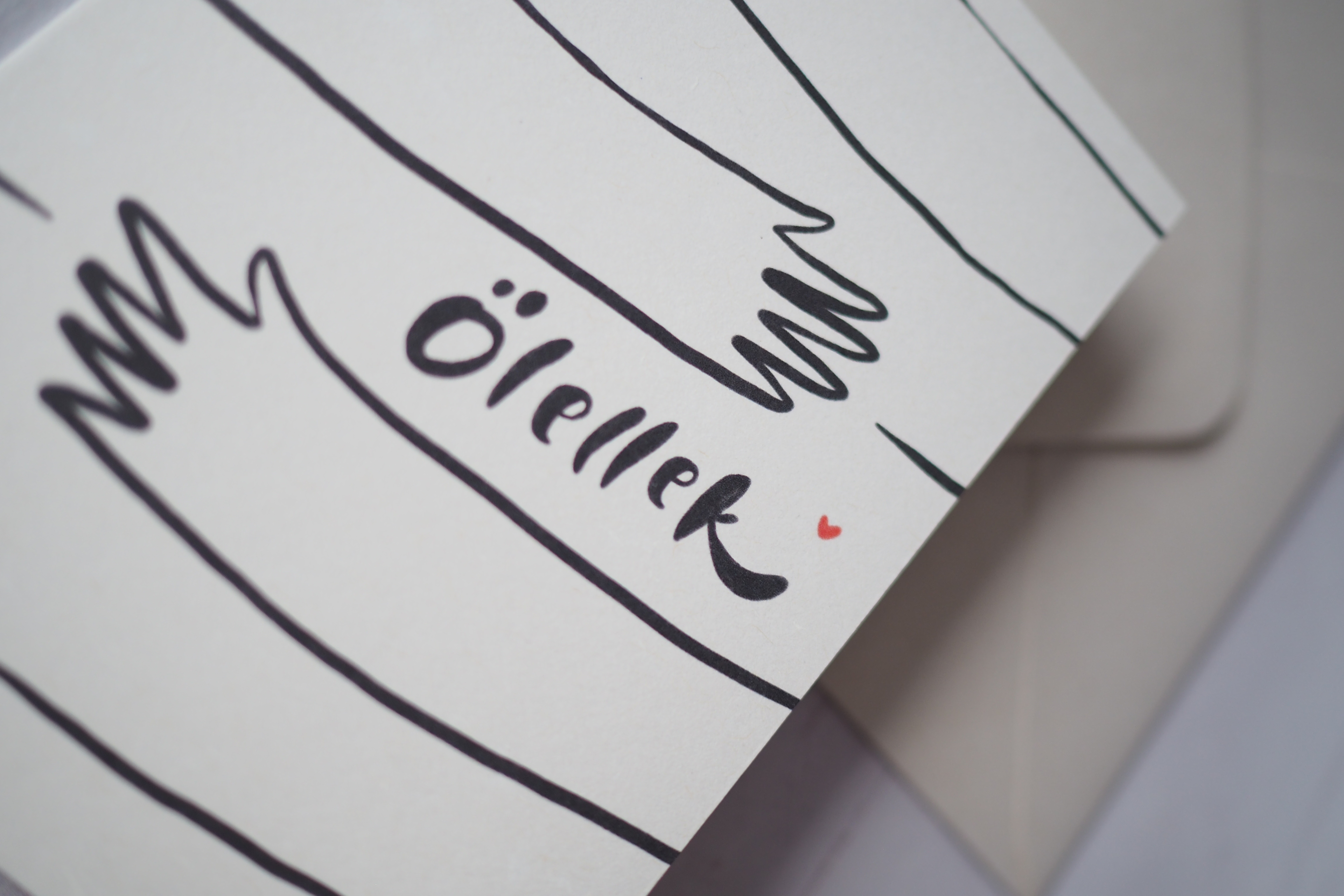 ÖLELLEK ✤ üdvözlőlap borítékkal