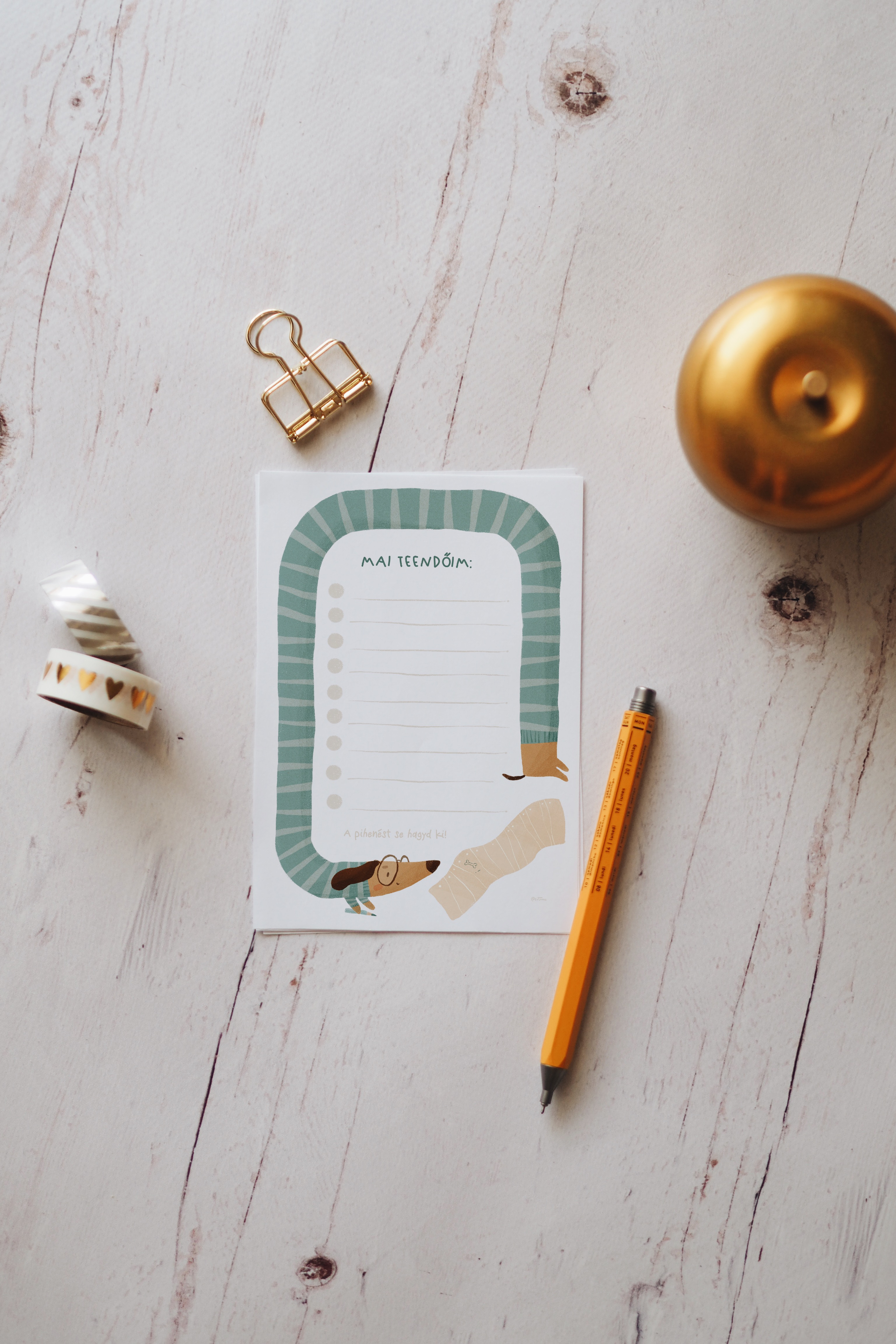 TEKERGŐ TACSKÓ feladatlista lap // letölthető, nyomtatható