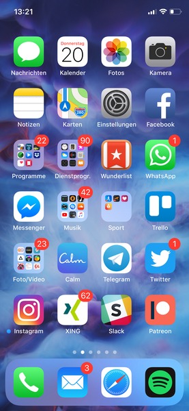 Homescreen