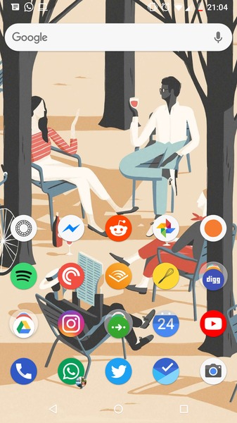 Homescreen