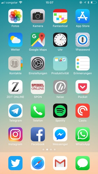 Homescreen