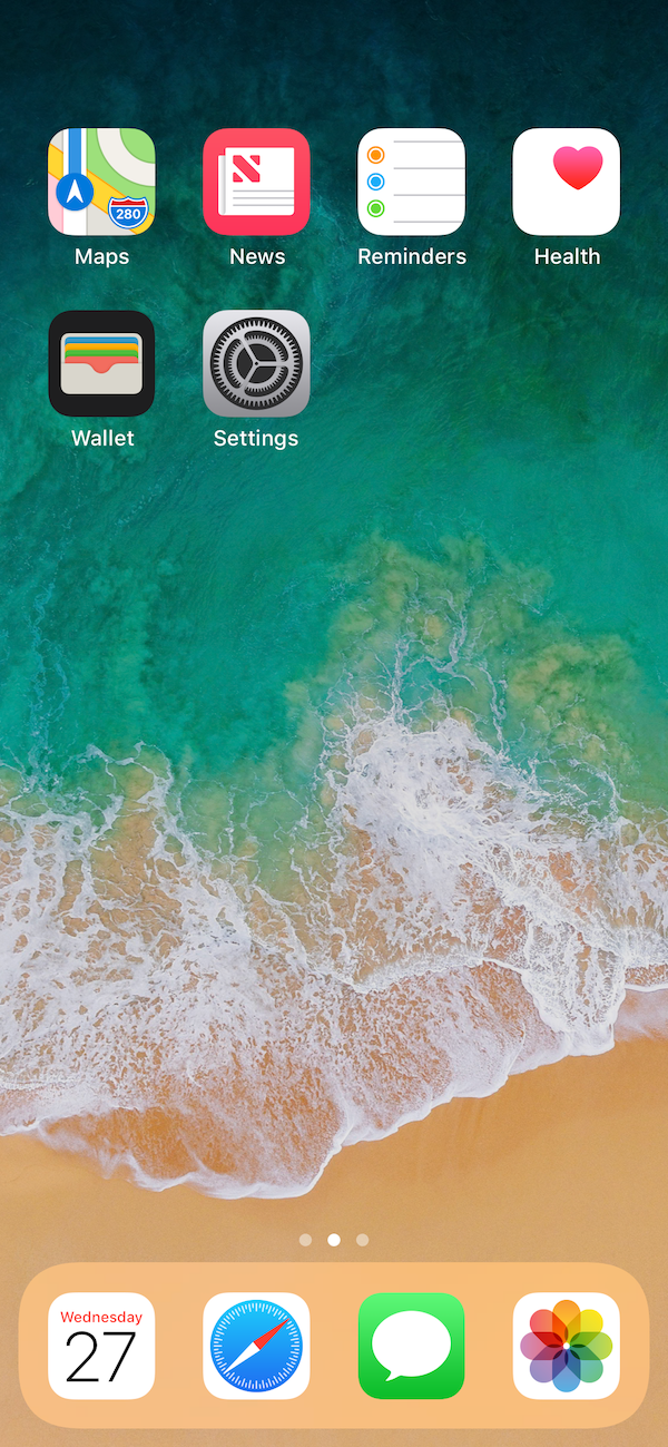 Homescreen