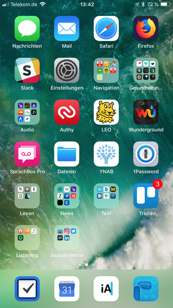 Homescreen
