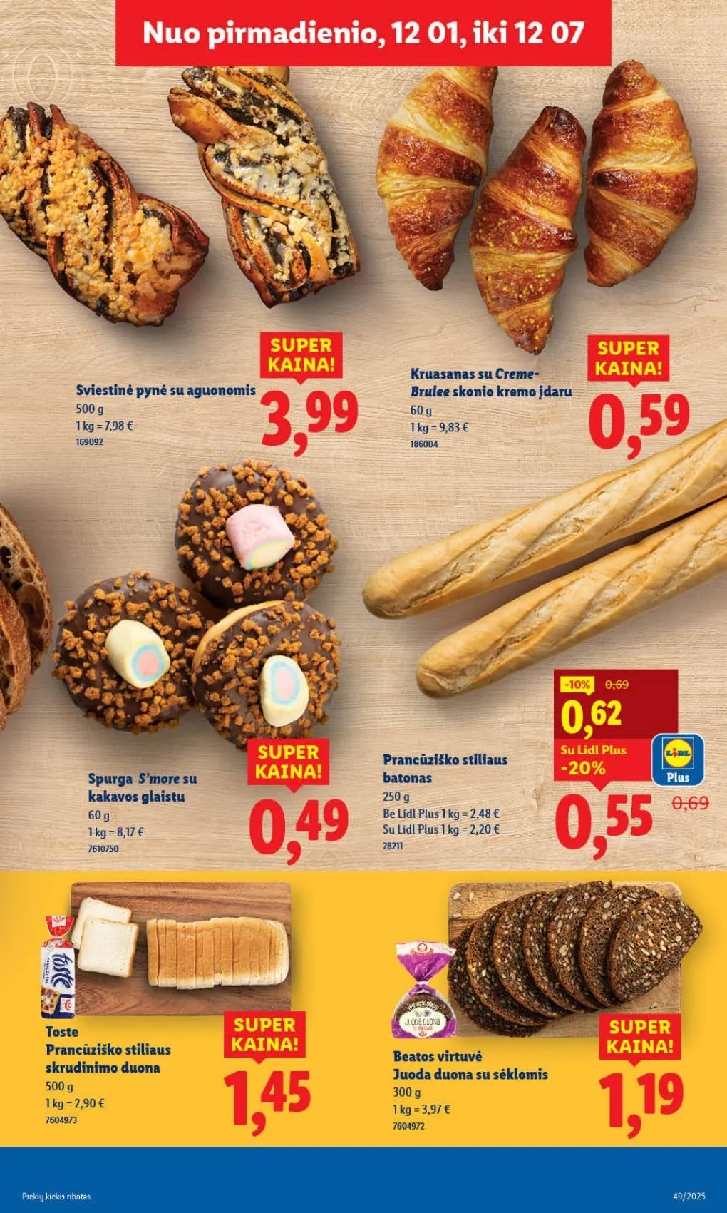 LIDL Maisto prekių pasiūlymai 12-01 - Puslapis 7