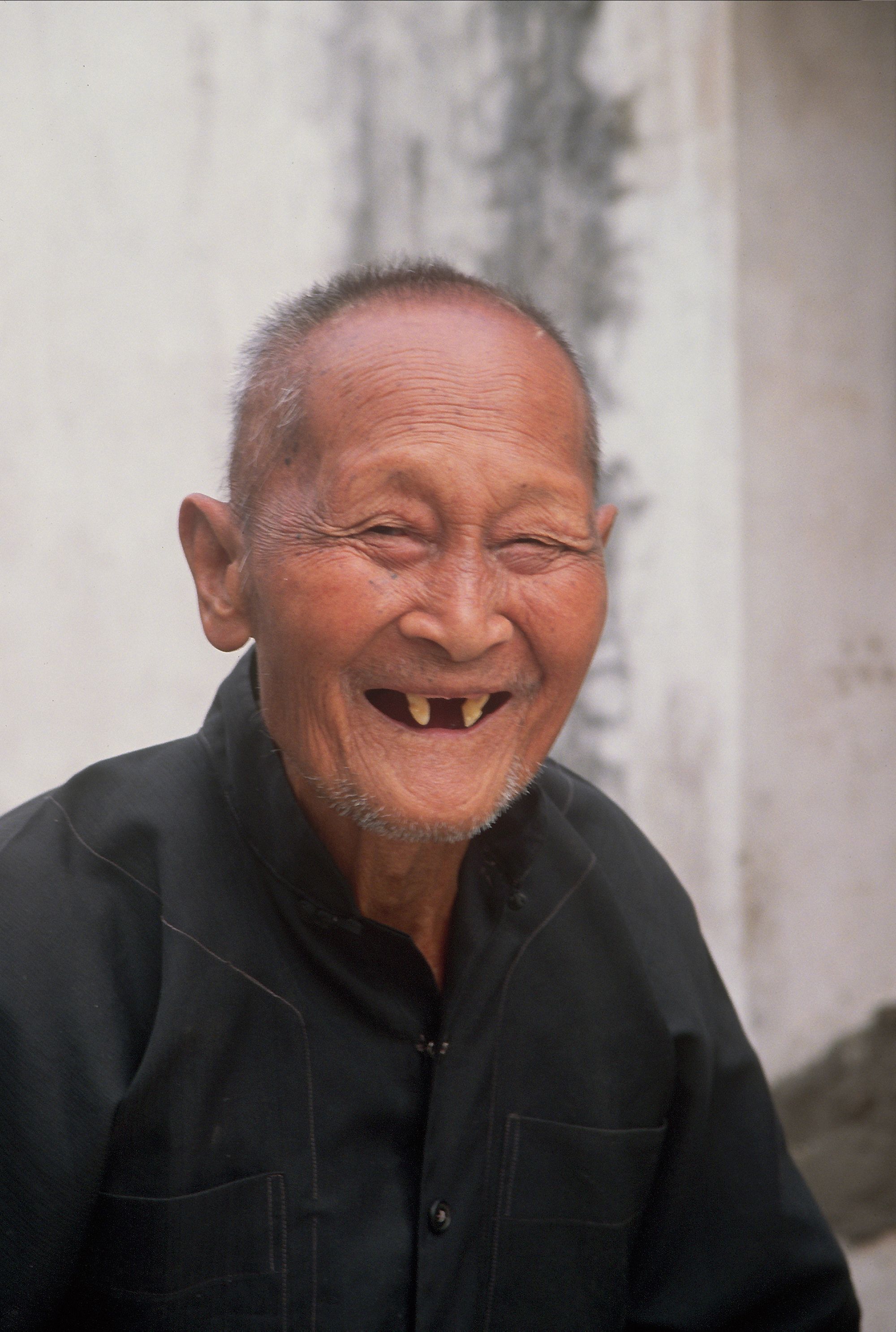 laughing