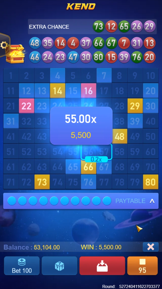 Keno Super Chance Screenshot